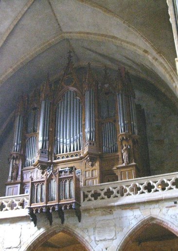 Orgue de Foix, Abbatiale Saint-Volusien