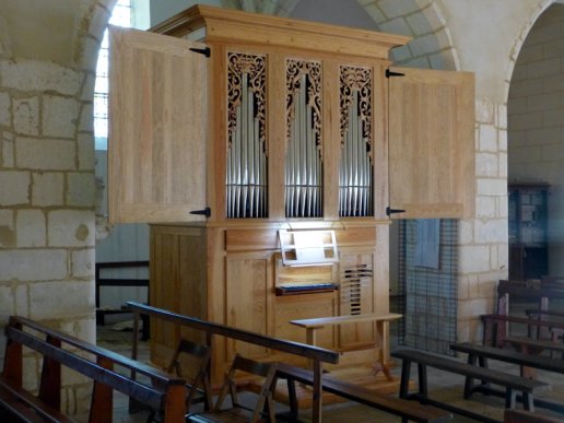 Orgue de Pranzac, Église Saint-Cybard